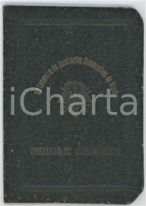 1920 ca BRASIL I° Congresso Associacoes Commerciaes - Catrao VISCONDE DE MORAIS