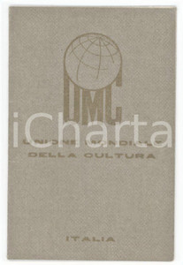 1973 UMC Unione Mondiale della Cultura - Tessera 5x9 cm