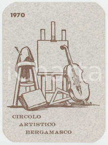 1970 BERGAMO Centro artistico bergamasco - Tessera di Alessandro MINARDI