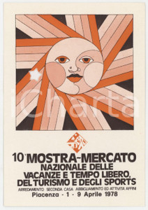 1978 PIACENZA - 10^ Mostra delle vacanze e del tempo libero - Tessera d'onore