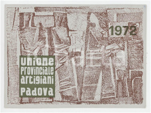 1972 MONTAGNANA Unione provinciale artigiani Padova - Tessera di una sarta