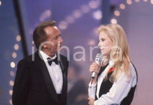 35mm vintage slide* 1990 c'era una volta il festival Sylvie VARTAN BONGIORNO (4)