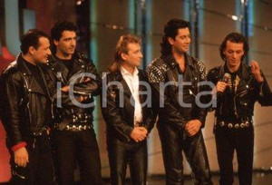 35mm vintage slide* 1990ca MUSICA STEVE ROGER BAND Massimo RIVA ritratto (1)