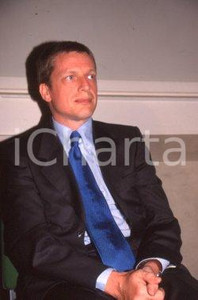 35mm vintage slide* 1990ca POLITICA PCI PDS FGCI Gianni CUPERLO ritratto (19)