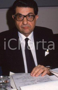 35mm vintage slide* 1988 ROMA POLITICA PSI Antonio LA PERGOLA ritratto (6)