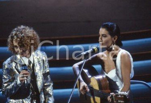 35mm vintage slide* 1995ca MUSICA Grazia DI MICHELE Rossana CASALE (2)