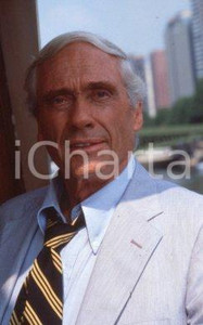 35mm vintage slide* 1992 VENEZIA film festival CINEMA Mel FERRER ritratto (4)