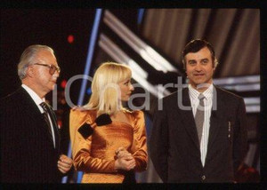 35mm vintage slide* 1988 ITALY USSR Ambassador Nikolai LUNKOV Raffaella CARRA 8