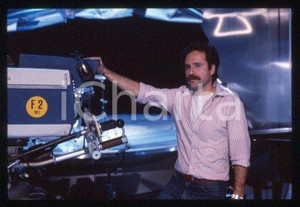 35mm vintage slide* 1985 ca TV ITALIA il regista Francisco BOSERMAN (5)
