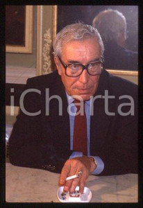 Fotografia d epoca originale 35mm vintage slide 1985 ca LITERATURE Portuguese writer José Cardoso PIRES 4 1