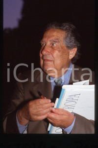 35mm vintage slide* 1992ca MILAN Nobel Prize winner for Literature Octavio PAZ 1