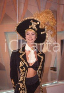 35mm vintage slide* 1995ca RAI Corinne BONUGLIA sul set (24)