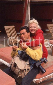 35mm vintage slide* 1990ca Salvo LA FATA Sandra MILO ritratto