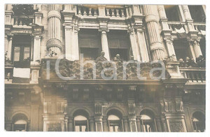 10 Novembre 1918 TRIESTE ITALIANA Re Vittorio Emanuele III al Municipio *Foto