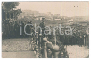 1919 TRIESTE Ippodromo MONTEBELLO - Duca d'Aosta a una rivista militare *Foto