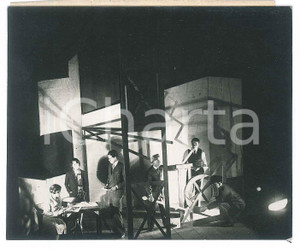 Fotografia d epoca originale 1929 Teatro Sperimentale degli Indipendenti  Ingranaggi di F.E.FARAGOH Foto 1