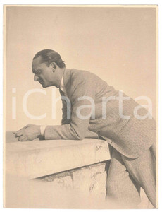 1950 ca ITALIA Giornalista Lucio RIDENTI - Ritratto *Fotografia 12x16 cm