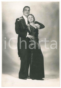 1930 ca MILANO TEATRO Coppia di attori - Ritratto *Foto CAMUZZI 18x24 cm