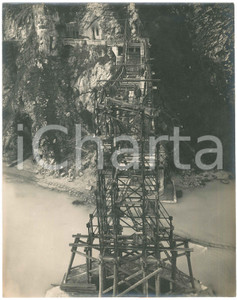 1919 Ponte di PINZANO AL TAGLIAMENTO (UD) Ricostruzione (7) Foto RARA 23x28 cm