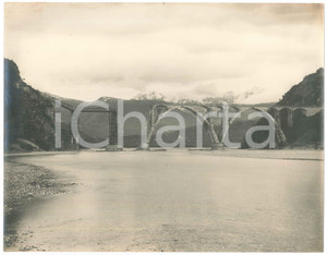 1919 Ponte di PINZANO AL TAGLIAMENTO (UD) Ricostruzione (3) Foto RARA 29x22 cm