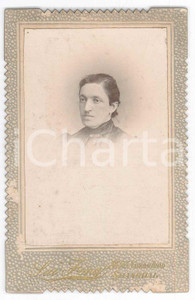 1890 ca SHANGHAI Portrait of a woman - Photo LAI FRONG 7x12 cm