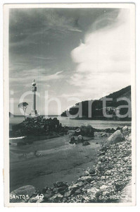 1939 BRASIL - SANTOS - Monumento a fundação de São Vicente - Postcard
