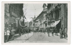 1938 BRASIL - SÃO PAULO - Rua Quinze de Novembro *ANIMATED Postcard