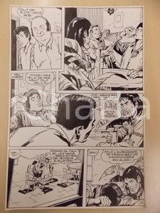 Opera d’arte autentica 1990 BILLY BOYD Ep.3 Luciano BERNASCONI Vino avvelenato Tavola originale LUBE 1