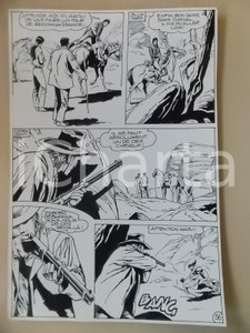 Opera d’arte autentica 1990 BILLY BOYD Ep.5 Luciano BERNASCONI Bandito mascherato Tavola originale LUBE 1