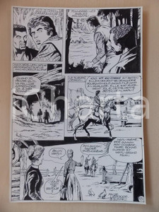 Opera d’arte autentica 1990 BILLY BOYD Ep.5 L. BERNASCONI Bandito nelle sabbie mobili Tavola originale 1