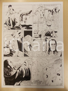 Opera d’arte autentica 2001 WAMPUS Ep. 4 Luciano BERNASCONI Alieno vampiro Tavola originale LUBE 1