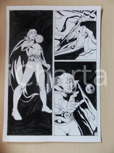 Opera d’arte autentica 2001 WAMPUS Luciano BERNASCONI DivinitÃ  aliena afferra astronave Tavola LUBE 1