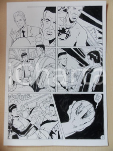 Opera d’arte autentica 2001 WAMPUS Luciano BERNASCONI Discussione a bordo dell astronave Tavola LUBE 1