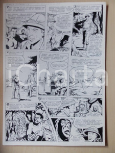 Opera d’arte autentica 1975 ca ORME DI LEOPARDO Luciano BERNASCONI Uomini leopardo Tavola originale 1