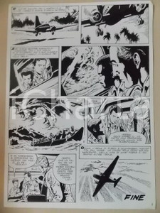 Opera d’arte autentica 1970 ca ISOLA DI FUOCO Luciano BERNASCONI Fuga dall incendio Tavola originale 1