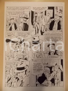 Opera d’arte autentica 1970 ca PALADINO DI RONCISVALLE Luciano BERNASCONI Mafiosi Tavola originale 1