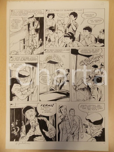 Opera d’arte autentica 1970 PALADINO DI RONCISVALLE L. BERNASCONI Mafia contro pupi siciliani Tavola 1