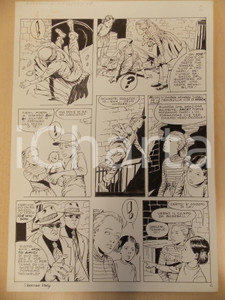 Opera d’arte autentica 1970 STOCKVILLE STORY Luciano BERNASCONI Furto di orsacchiotto Tavola originale 1