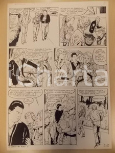 Opera d’arte autentica 1970 ca RAGAZZO NEI GUAI Luciano BERNASCONI Ragazzi tornano a casa Tavola LUBE 1