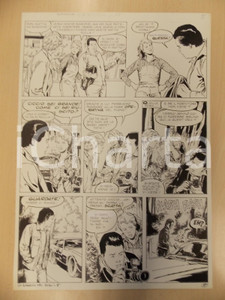 Opera d’arte autentica 1970 ca RAGAZZO NEI GUAI Luciano BERNASCONI Spaccio di droga Tavola originale 1