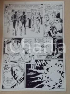 Opera d’arte autentica 1970 TERRORE DALLO SPAZIO PROFONDO Luciano BERNASCONI Equipaggio spaziale Tavola 1