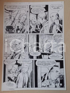 Opera d’arte autentica 1970 ca SUPERCAMPIONE Luciano BERNASCONI Cabina telefonica Tavola originale 1