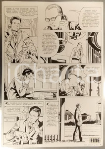 Opera d’arte autentica 1970 CASO NATHAN MORTIMER Luciano BERNASCONI Commissario al telefono Tavola LUBE 1