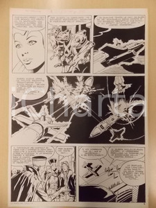 Opera d’arte autentica 1970 ca PORTA NEL CIELO Luciano BERNASCONI Mercenari dello spazio Tavola LUBE 1