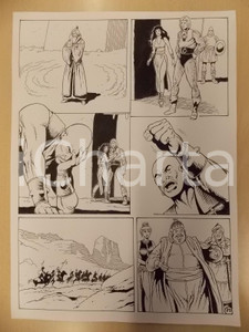 Opera d’arte autentica 1975 ca LUBE Luciano BERNASCONI Barbaro maledice KABUR Tavola originale 1