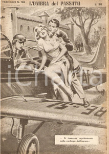 Giornale, rivista storica 1956 OMBRA DEL PASSATO Jean DE VALLORBE Amanti in fuga su aereo Fascicolo 190 1