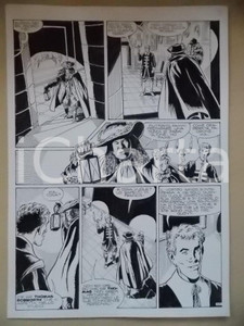 Opera d’arte autentica 1995 CRONONAUTI Luciano BERNASCONI Dialogo tra servo e padrone Tavola originale 1