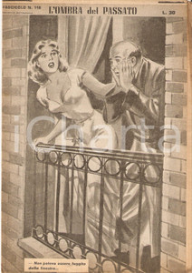 Giornale, rivista storica 1956 OMBRA DEL PASSATO Jean DE VALLORBE Terrore sul balcone Fasc. 118 1