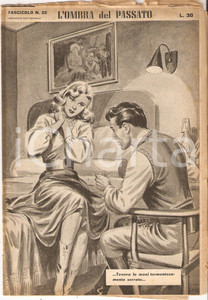 Giornale, rivista storica 1956 OMBRA DEL PASSATO Jean DE VALLORBE Coppia in camera da letto Fasc. 22 1