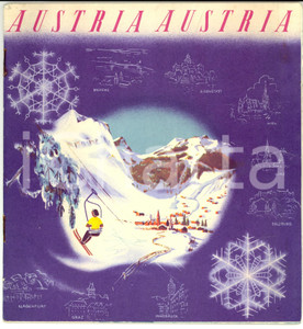 Materiale pubblicitario d’epoca 1930 ca AUSTRIA  Libretto pubblicitario TURISMO ILLUSTRATO 1